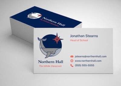 Northern Hall School Business Cards